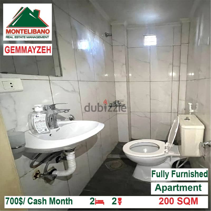700$/Cash Month!! Apartment for rent in Gemmayzeh!! 4