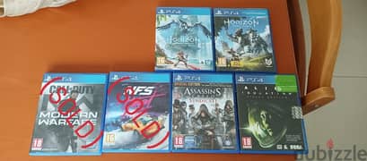 PS4 games for sale!