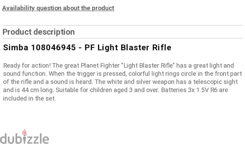 german store Simba planet fighter blaster 2