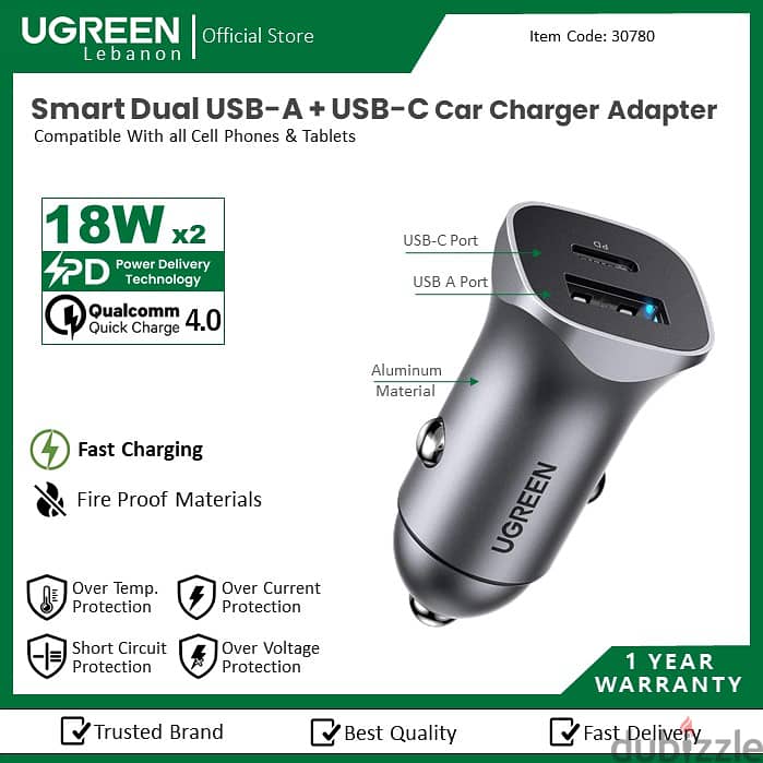 Ugreen Charger Mobile,66W,100W,240W,Power Bank, 1Year Warranty 7