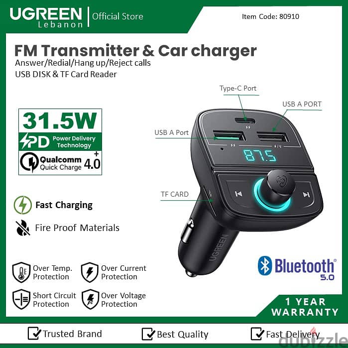 Ugreen Charger Mobile,66W,100W,240W,Power Bank, 1Year Warranty 8