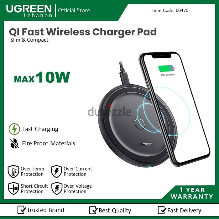 Ugreen Charger Mobile,66W,100W,240W,Power Bank, 1Year Warranty 10