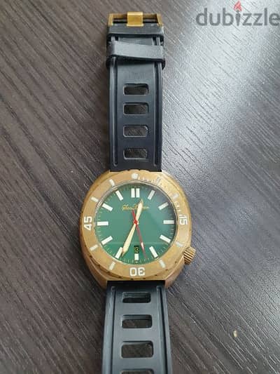 San Martin bronze diver watch