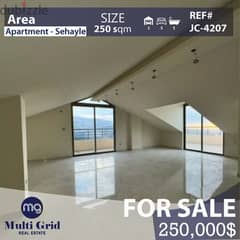 Sehayleh, Apartment for Sale, 250 m2, شقة للبيع في سهيلة 0