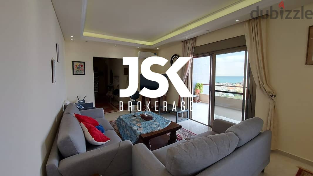 L14338-Spacious Furnished Apartment for Rent In Jbeil 0
