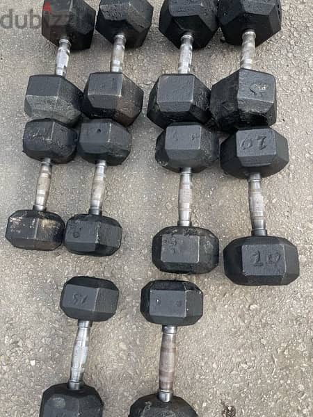 used dambels 205 kg we have also all sports equipment 1
