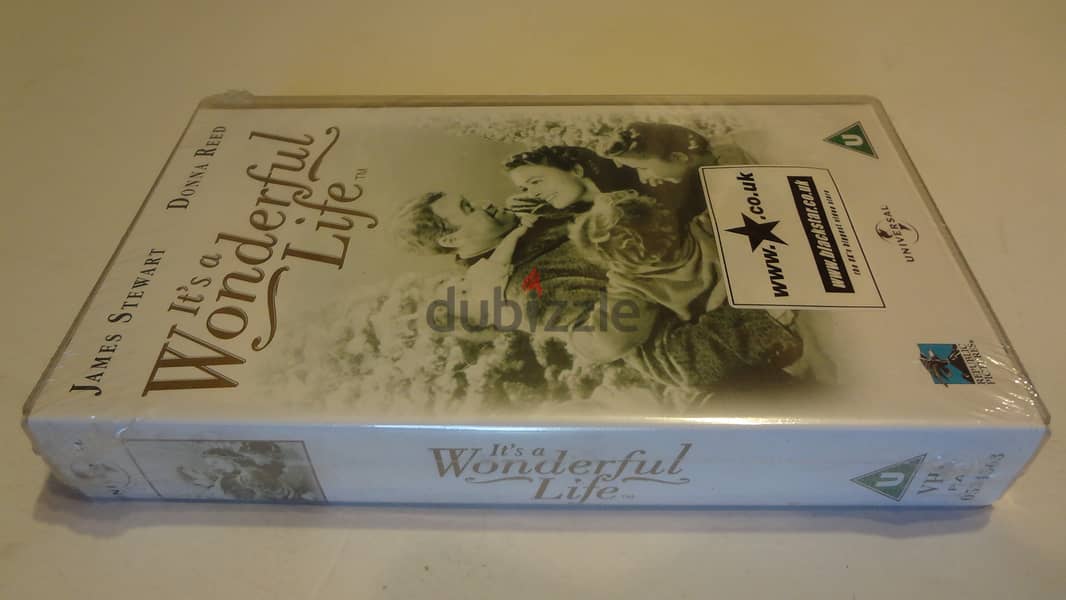It s a wonderful life movie on VHS starring James Stewart & Donna Reed 1