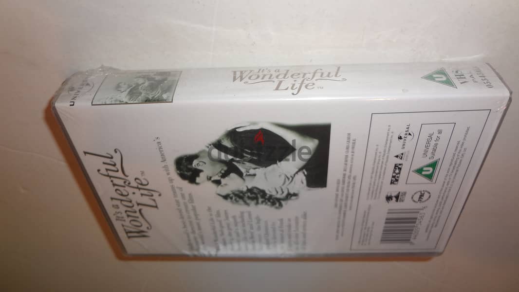 It s a wonderful life movie on VHS starring James Stewart & Donna Reed 2
