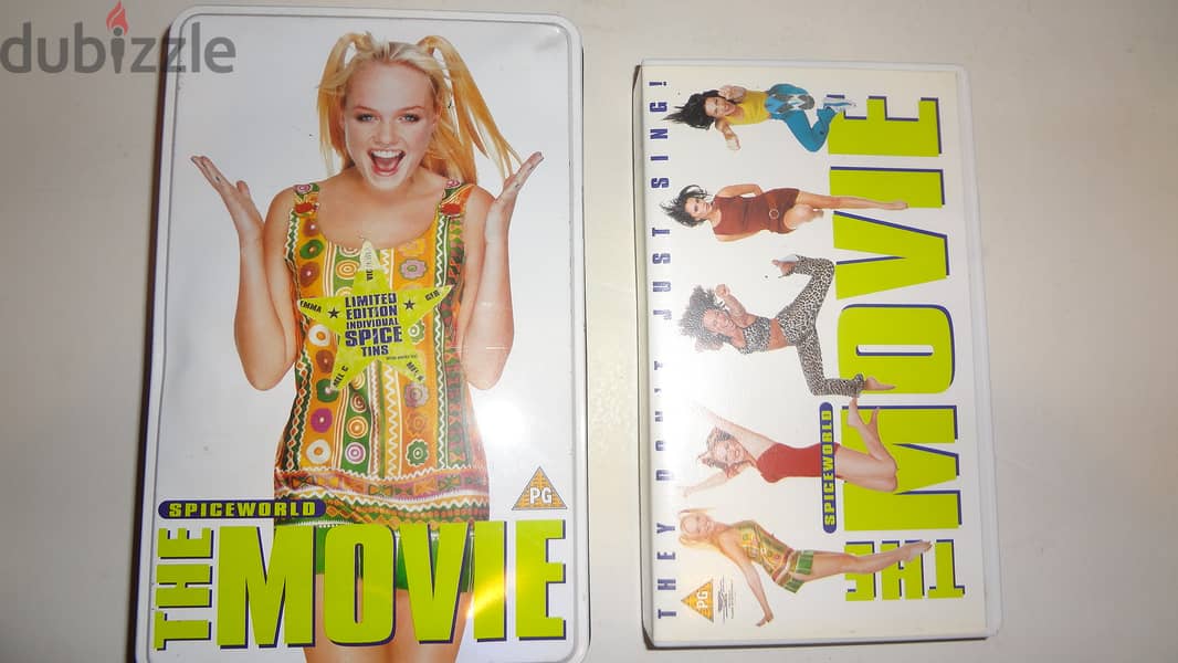 Spice girls spice world the movie vhs in special tin box set 4