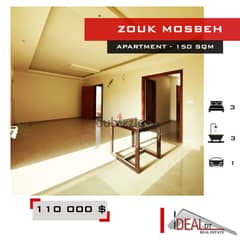 Apartment for sale in zouk mosbeh 150 sqm REF#EA15101