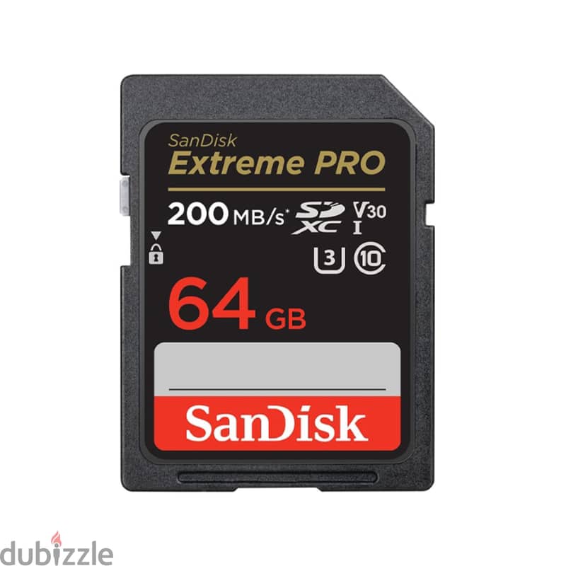 SanDisk 64GB SDXC ExtremePro 200MB 0