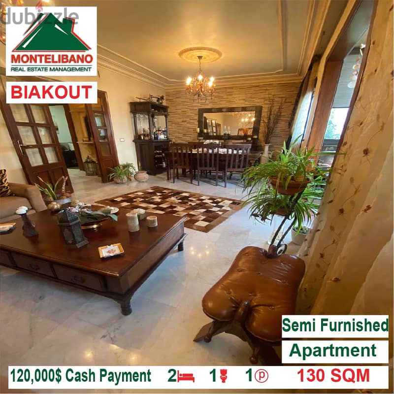 120,000$ Cash Payment!! Apartment for sale in Biakout!! 0