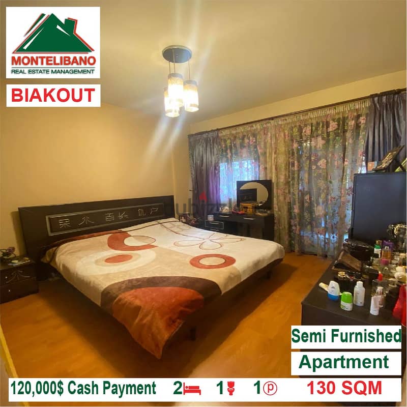 120,000$ Cash Payment!! Apartment for sale in Biakout!! 1