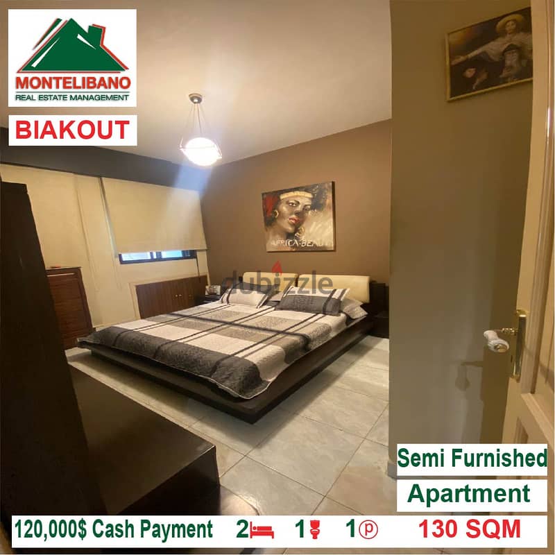 120,000$ Cash Payment!! Apartment for sale in Biakout!! 2