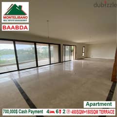700,000$ Apartment for sale located in Baabda 0