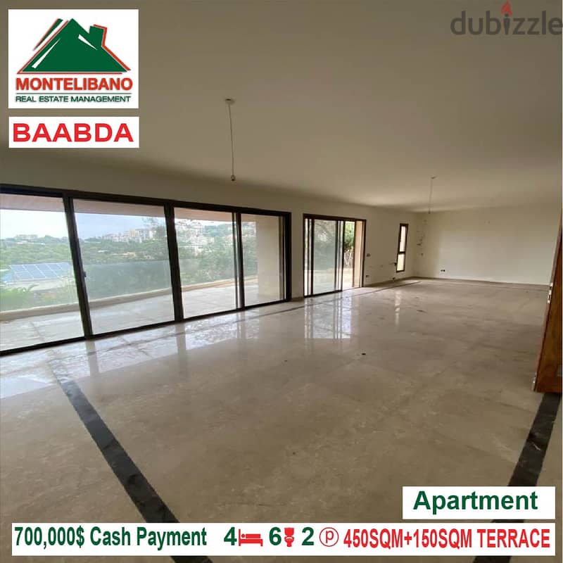 700,000$ Apartment for sale located in Baabda 0