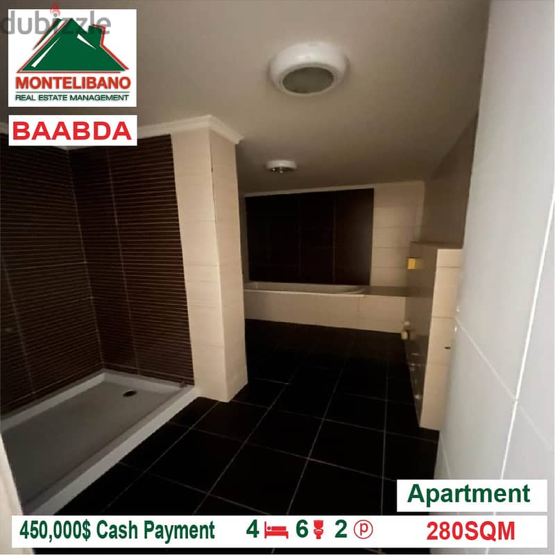 450,000$ Apartment for sale located in Baabda 8