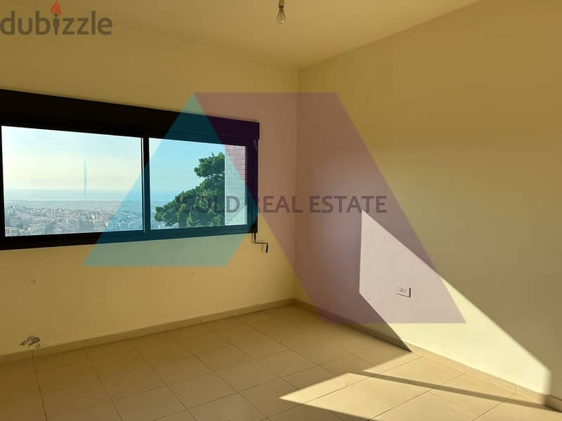 Luxurious 200 m2 apartment+ open sea/city view for rent in Mansourieh 4