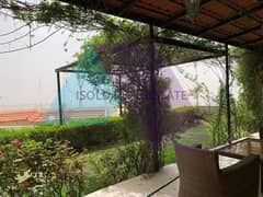 140 m2 ground floor apartment+garden+terrace+pool for sale in Faytroun