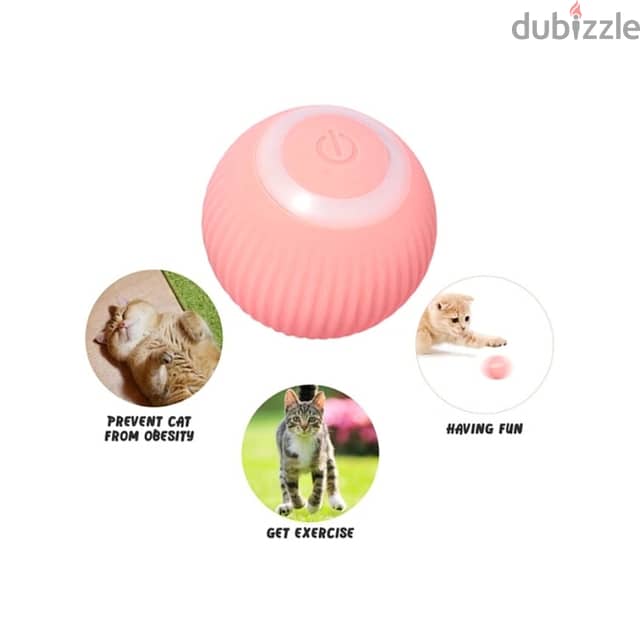 Smart Pet Ball - USB Rechargeable Interactive Gravity Toy 1