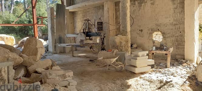 Stone Factory Fully Equipped - مصنع حجر شغال للبيع مع كامل التجهيزات