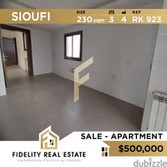 Apartment for sale in Sioufi RK923 0