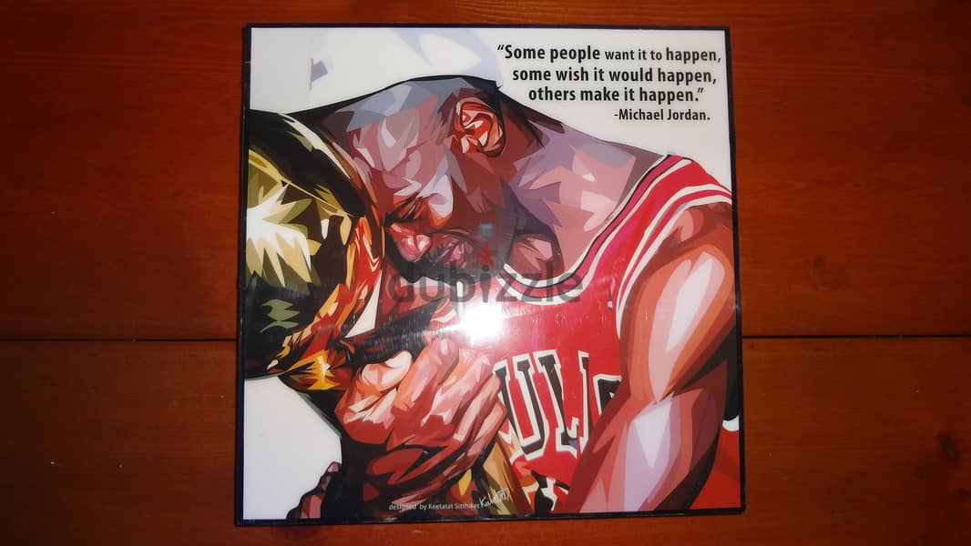 Michael Jordan funko pop wall mountable photo frame 26*26cm 1