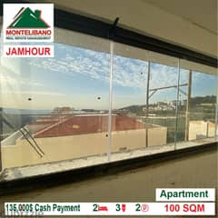 135000$ apartement for sale located in Jamhour