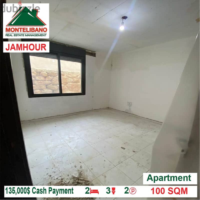 135000$ apartement for sale located in Jamhour 1
