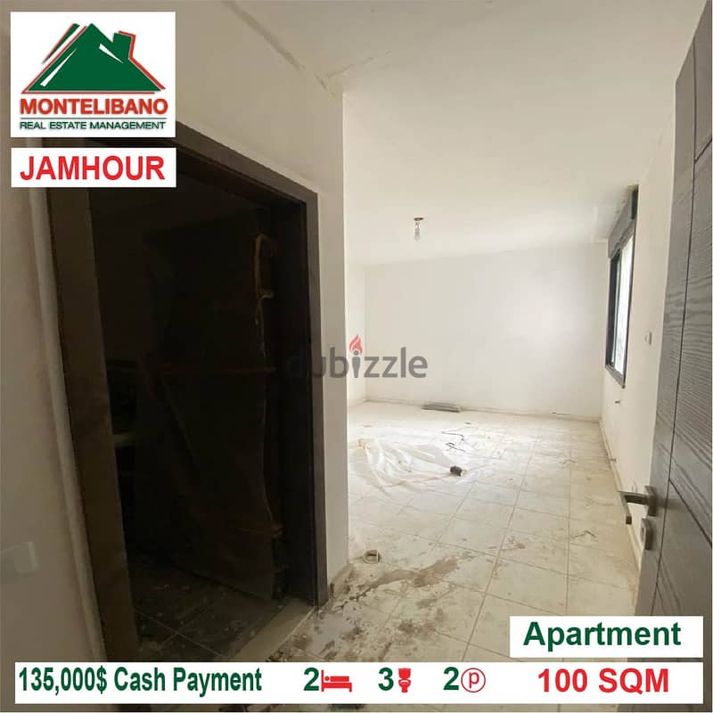 135000$ apartement for sale located in Jamhour 4