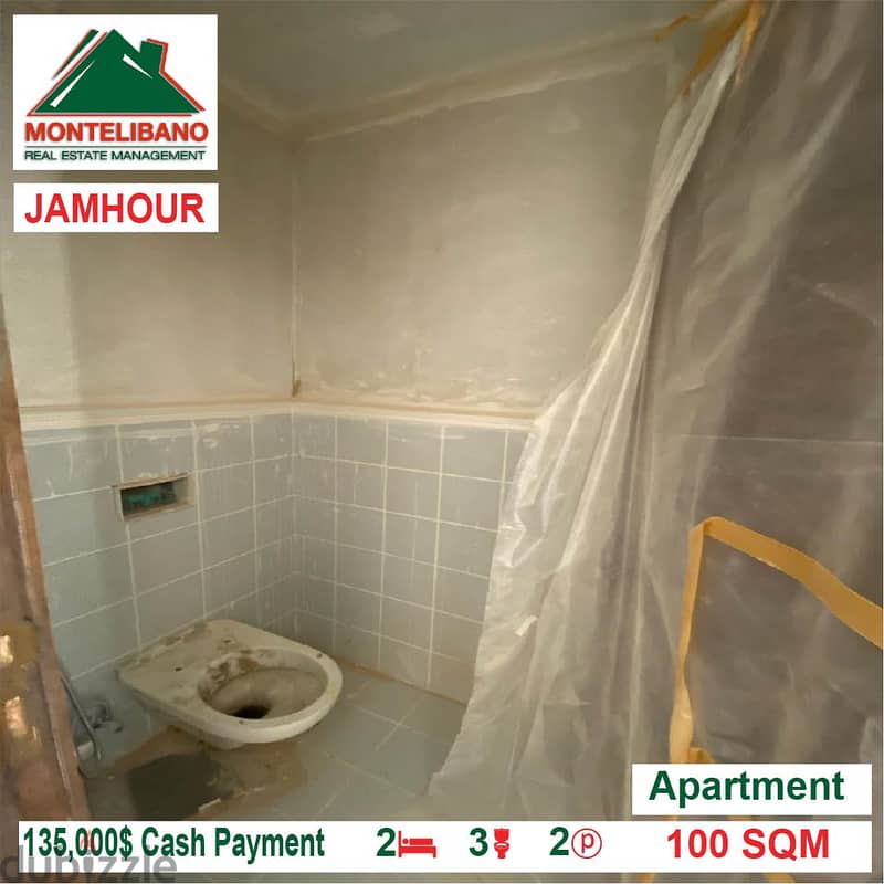 135000$ apartement for sale located in Jamhour 5