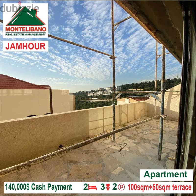 140000$ Apartment for sale located in Jamhour 1