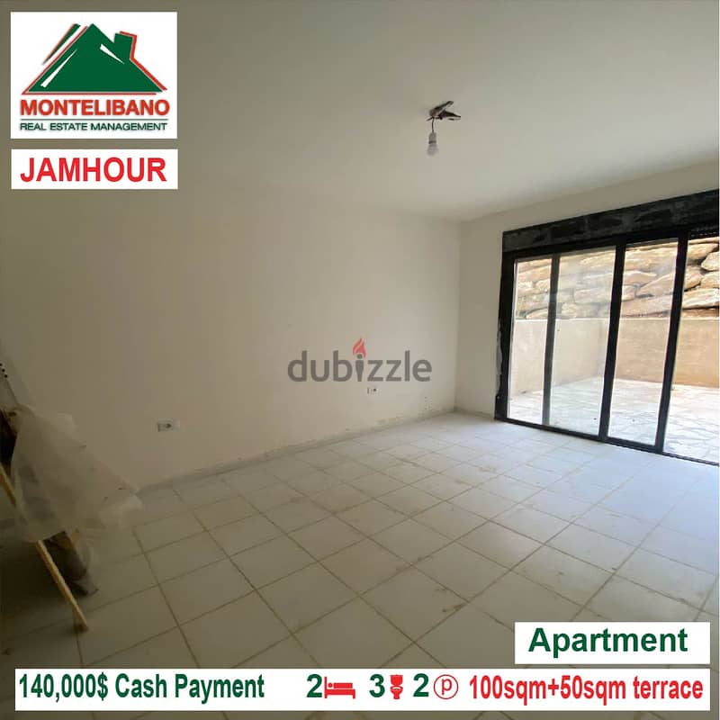 140000$ Apartment for sale located in Jamhour 2