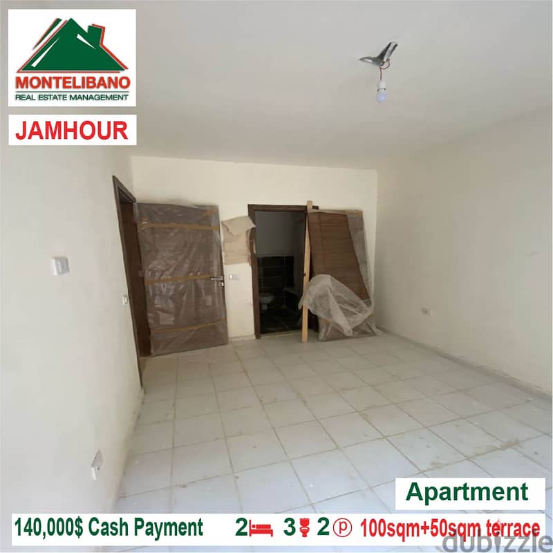 140000$ Apartment for sale located in Jamhour 4