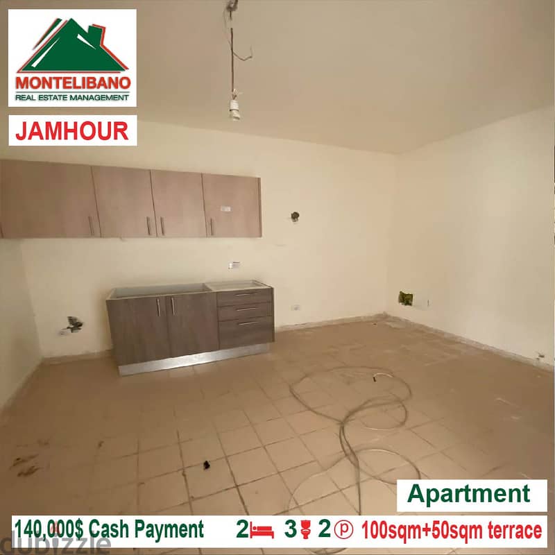 140000$ Apartment for sale located in Jamhour 5