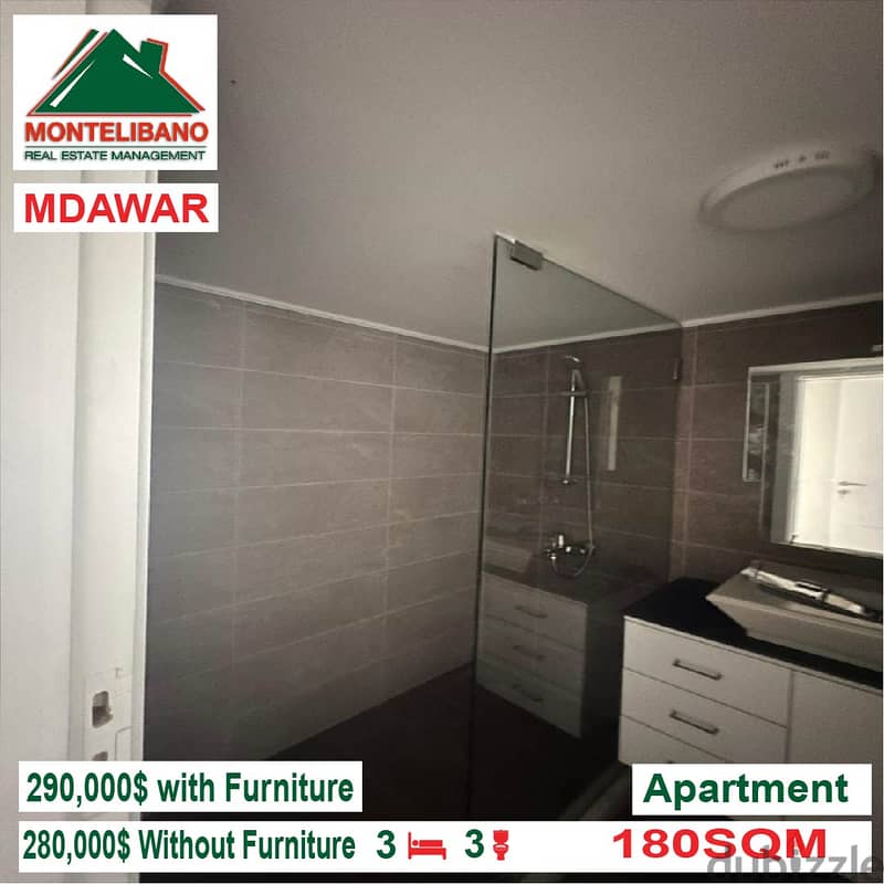 280000$!!! Apartment for sale located in Mdawar Mar Mikhayel 3