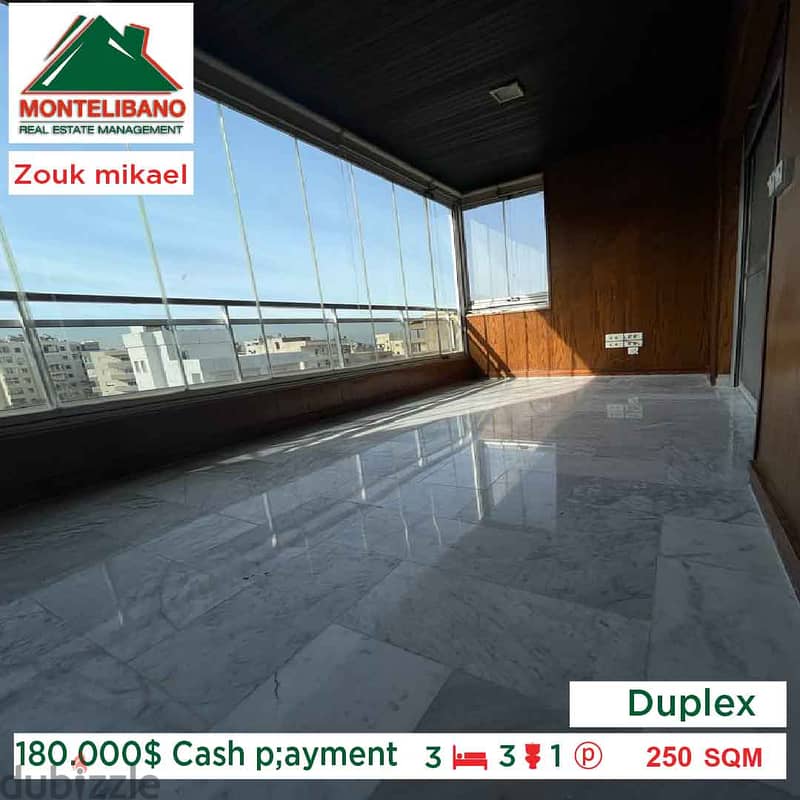 180.000$Cash payment!!Duplex for sale in Zouk Mikael!!! 0