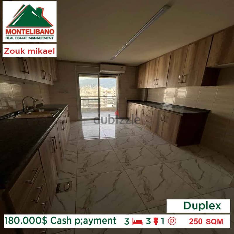 180.000$Cash payment!!Duplex for sale in Zouk Mikael!!! 1