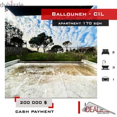 Apartment for sale Ballouneh cil  in 170 sqm ref#56324 0