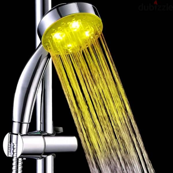 german store shower head with led light changing 2