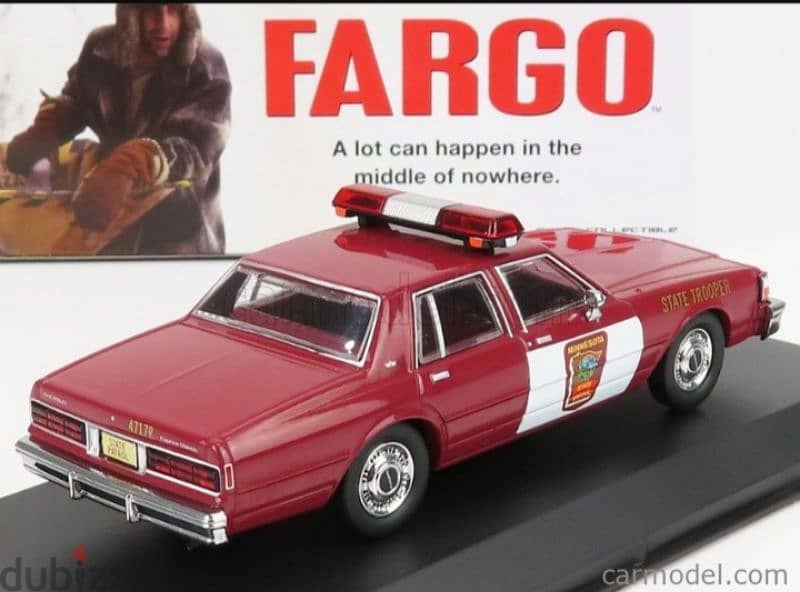 Chevrolet Caprice 1987(Fargo The Movie) diecast car model 1;43 5