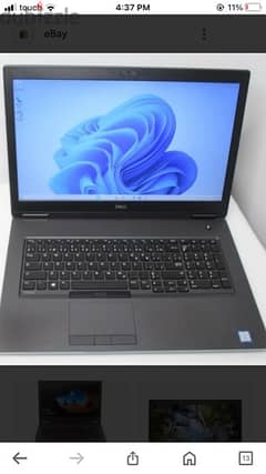 Dell 7740 workstation (gaming laptop)RTX 3000