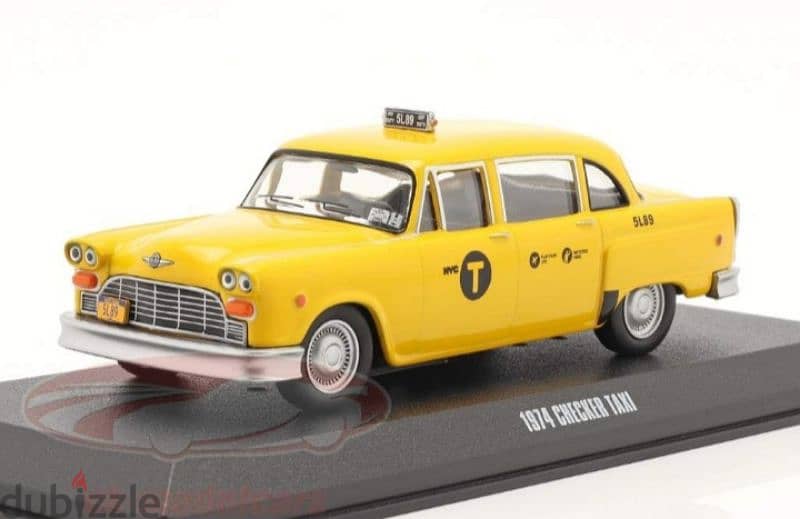 Checker Taxi Cab New York (John Wick III) diecast car model 1;43 1