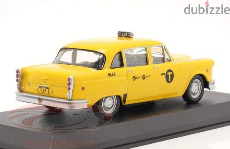 Checker Taxi Cab New York (John Wick III) diecast car model 1;43 3