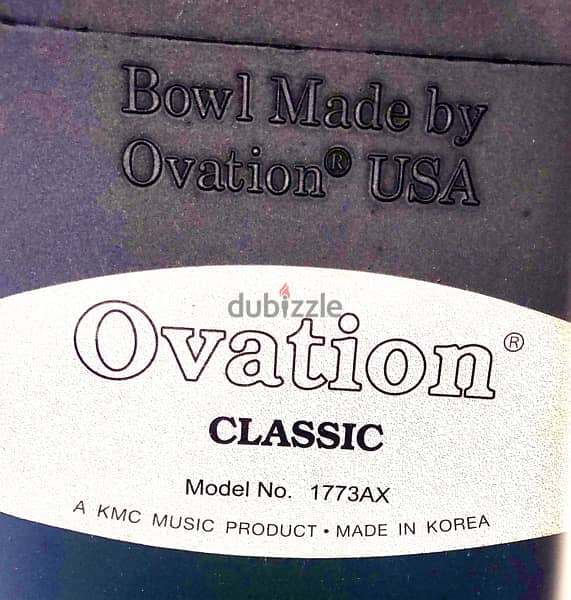 Guitar ovation electro classic 3