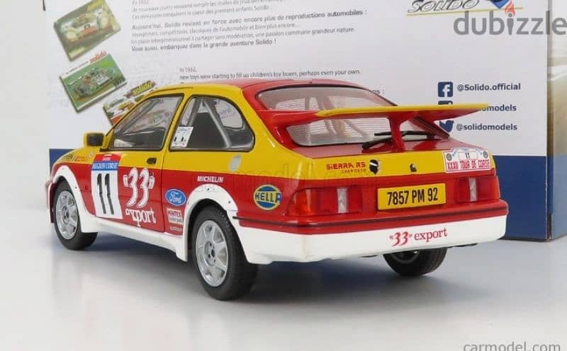 Ford Sierra RS Cosworth 1987 diecast car model 1;18 2