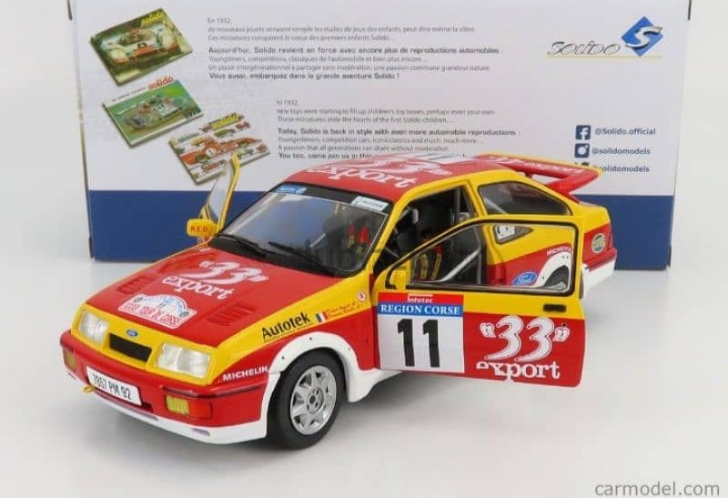 Ford Sierra RS Cosworth 1987 diecast car model 1;18 5