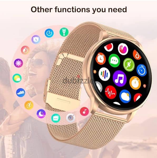 XX Smart Watch Ladies with 2 Strapbands ( Metal + Silicone) 1