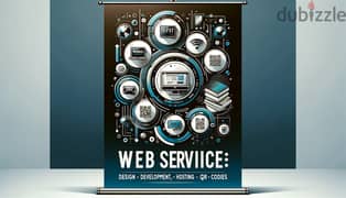 Web Services: Design, Development, Hosting, Emails, QR Codes, and Menu