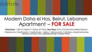 Modern Apartment in Doha el Hos, Beirut 0
